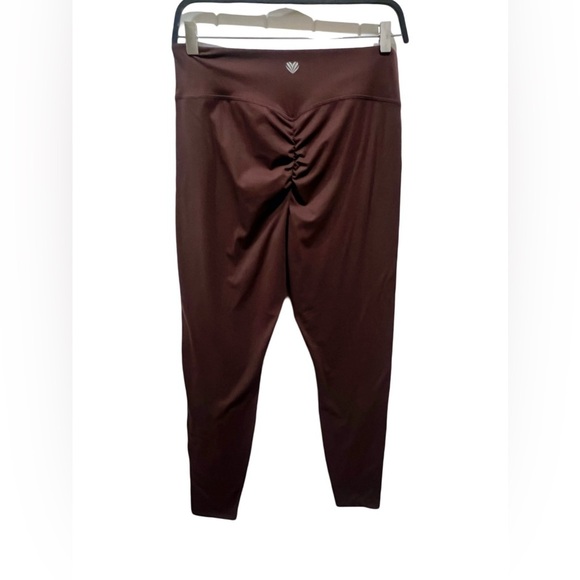 Active Uplift Scrunch Leggings Brown Large - Picture 3 of 8